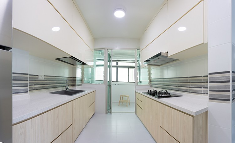 Minimalist Design - Kitchen - HDB 4 Room - Design by Dzign Station Pte ltd