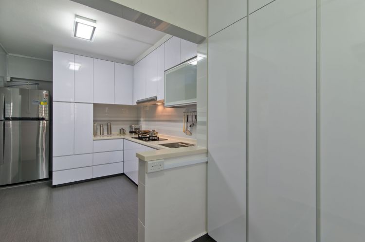 Minimalist Design - Kitchen - HDB 4 Room - Design by Dzign Station Pte ltd