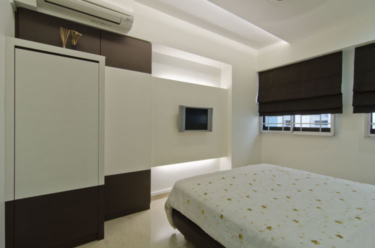 Modern Design - Bedroom - HDB 4 Room - Design by Dzign Station Pte ltd