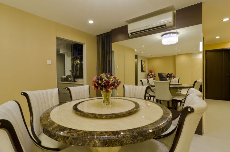 Contemporary Design - Dining Room - HDB 5 Room - Design by Dzign Station Pte ltd