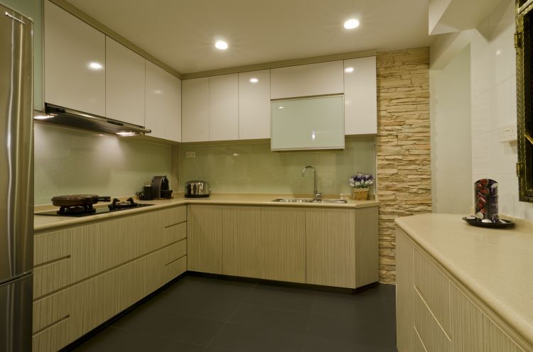 Contemporary Design - Kitchen - HDB 5 Room - Design by Dzign Station Pte ltd