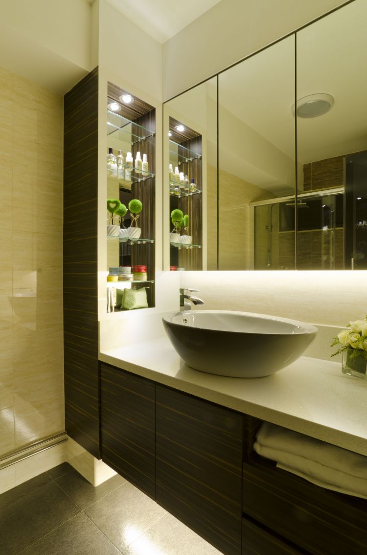 Contemporary Design - Bathroom - HDB 5 Room - Design by Dzign Station Pte ltd
