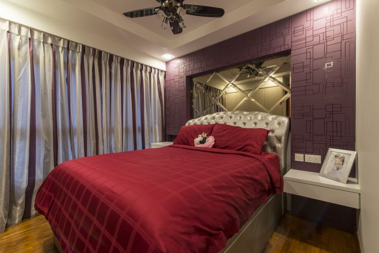 Modern Design - Bedroom - HDB 4 Room - Design by Dzign Station Pte ltd