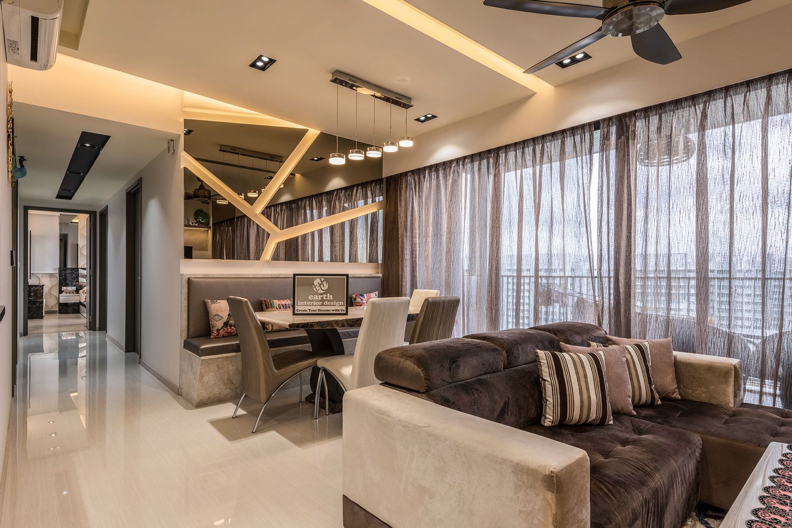 Modern Design - Dining Room - Condominium - Design by Earth Interior Design Pte Ltd 