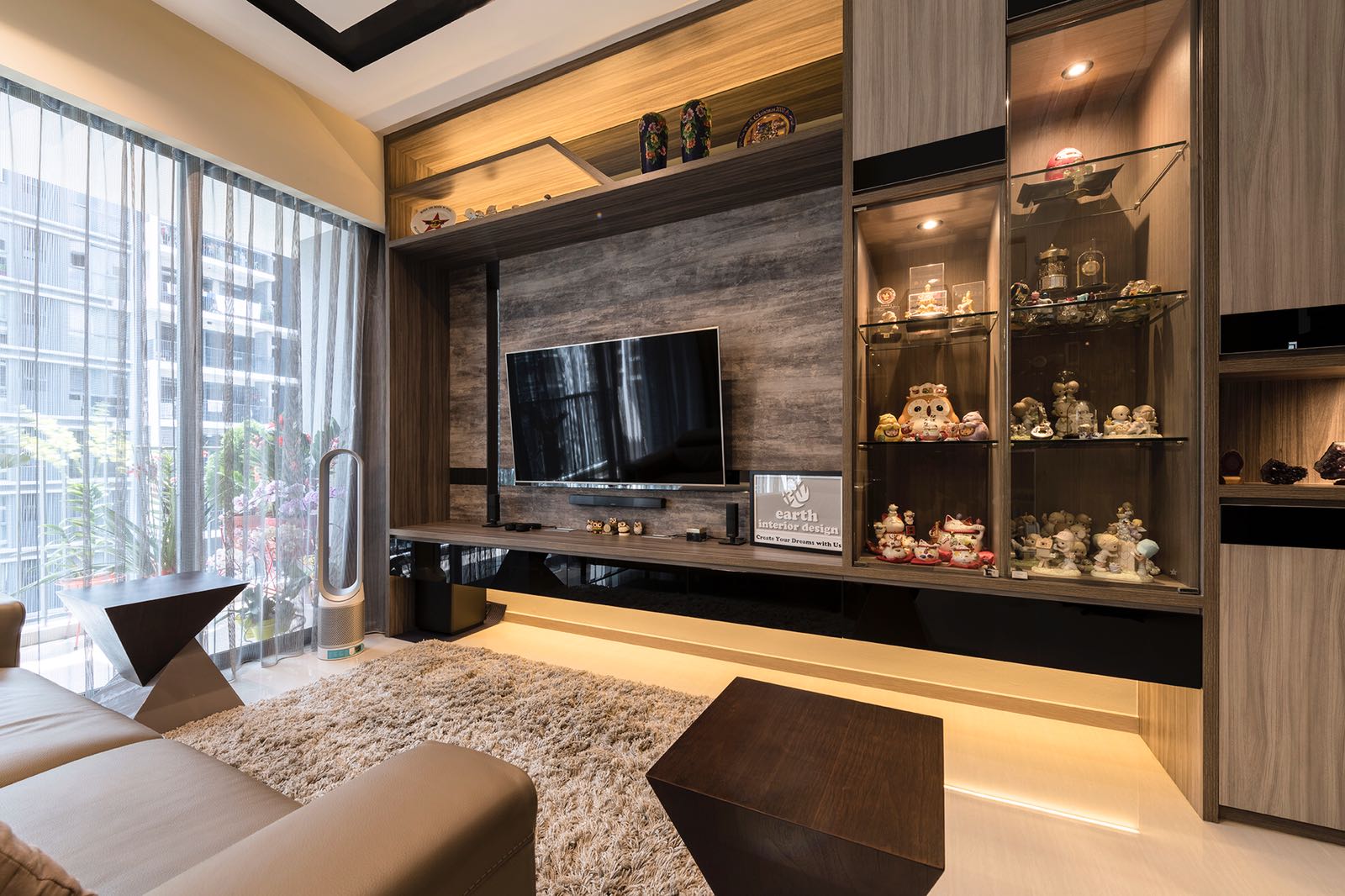 Contemporary, Modern Design - Living Room - Condominium - Design by Earth Interior Design Pte Ltd 