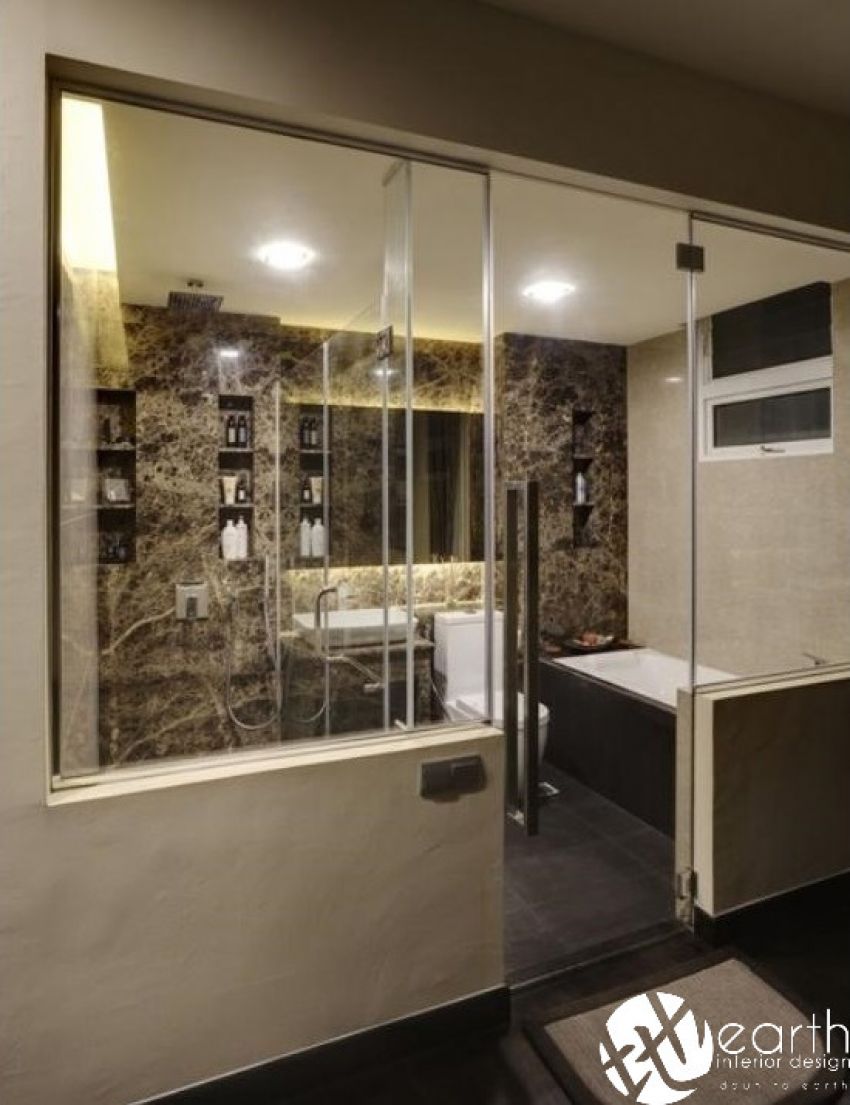Modern Design - Bathroom - Landed House - Design by Earth Interior Design Pte Ltd 