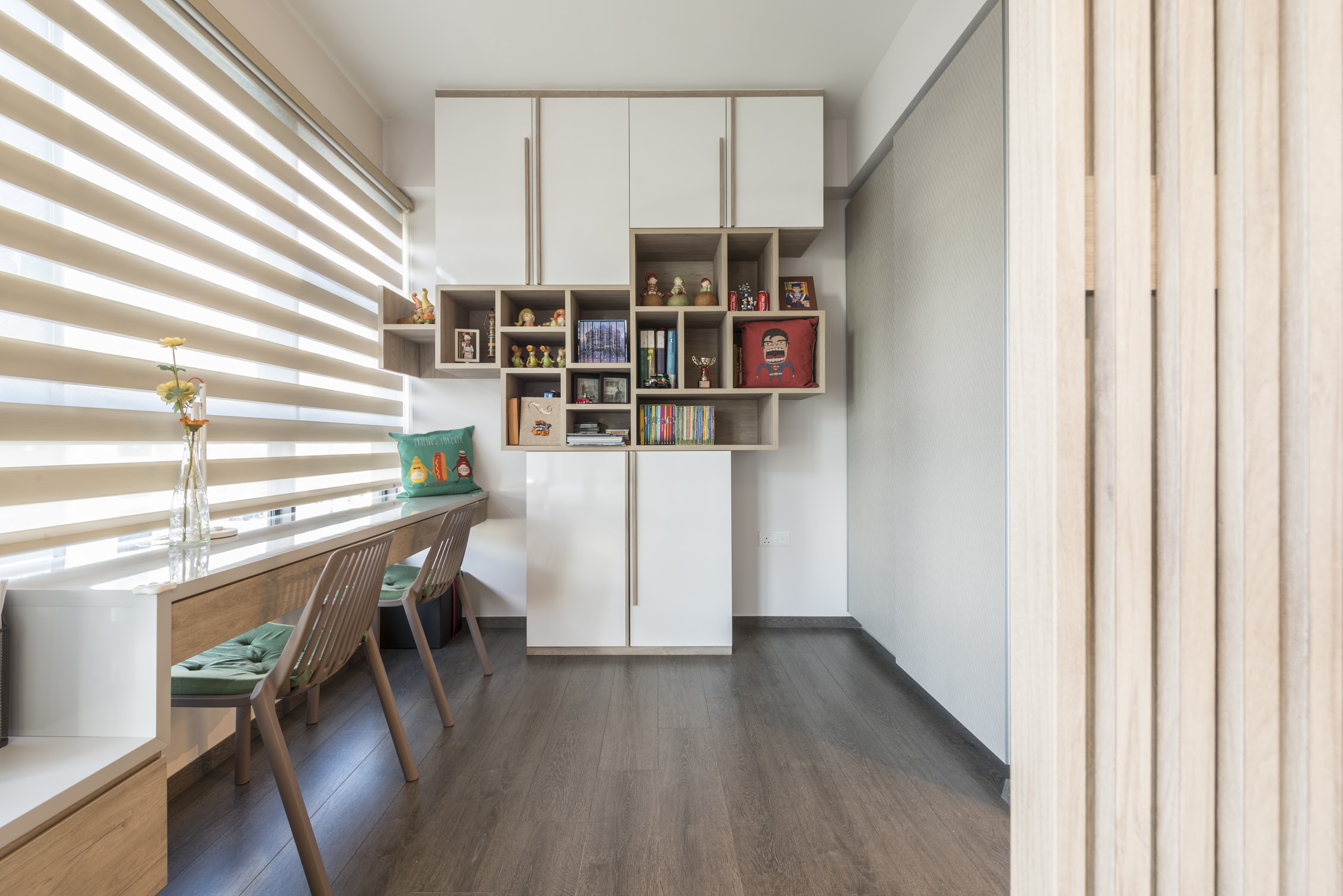 Scandinavian Design - Study Room - Condominium - Design by Earth Interior Design Pte Ltd 