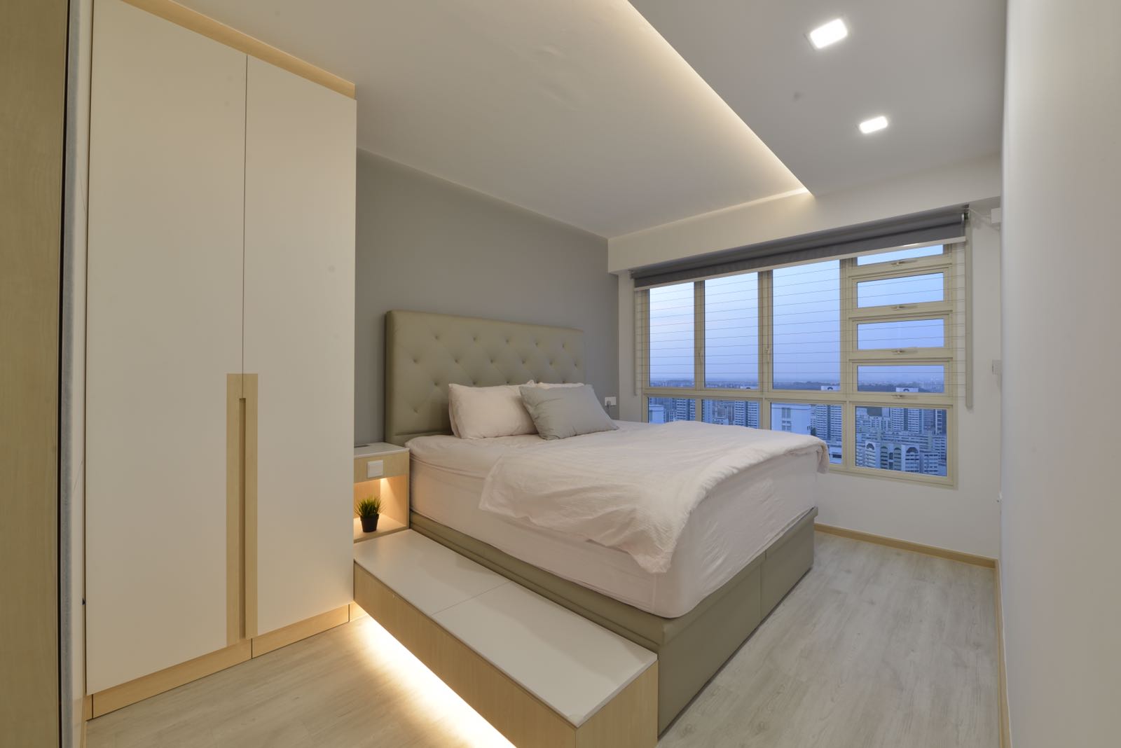 Contemporary Design - Bedroom - HDB 4 Room - Design by Earth Interior Design Pte Ltd 
