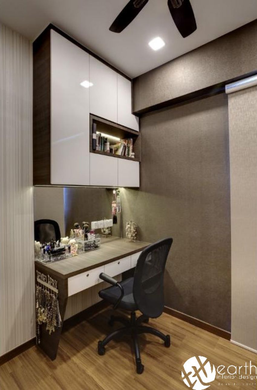 Contemporary Design - Study Room - Condominium - Design by Earth Interior Design Pte Ltd 