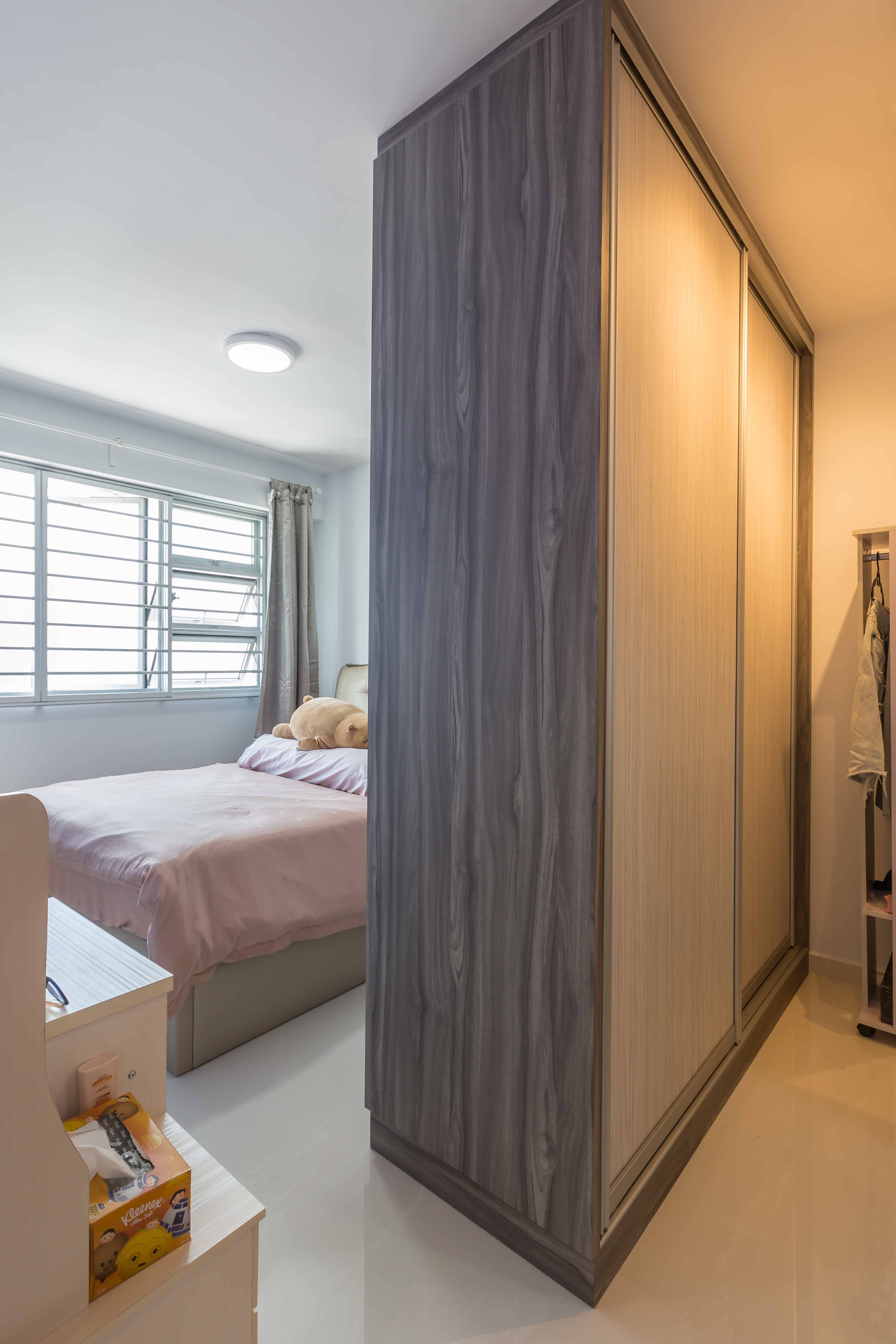 Modern Design - Bedroom - HDB 3 Room - Design by EC Vision Design Pte Ltd