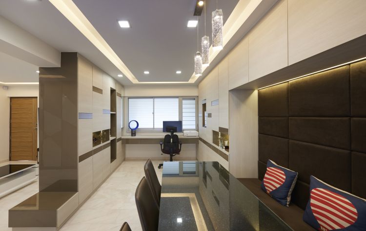 Contemporary, Modern Design - Dining Room - HDB 5 Room - Design by EC Vision Design Pte Ltd