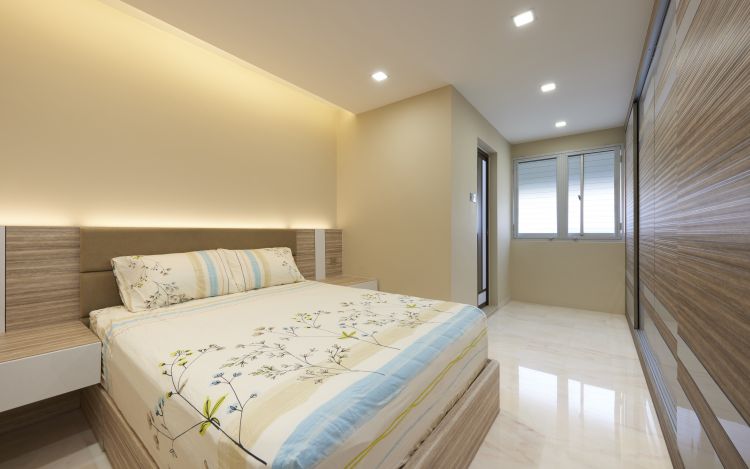 Contemporary, Modern Design - Bedroom - HDB 5 Room - Design by EC Vision Design Pte Ltd