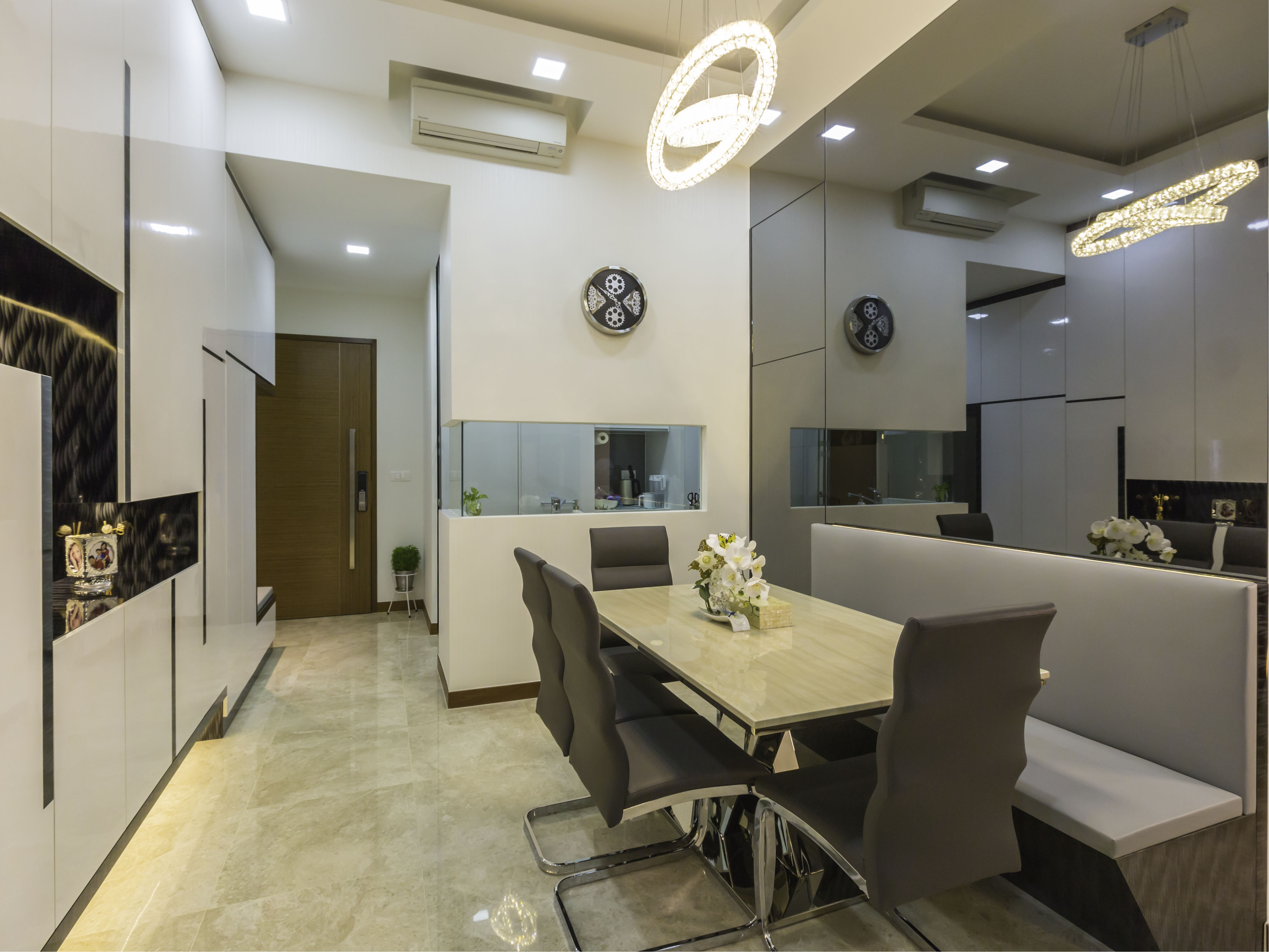 Contemporary, Modern Design - Dining Room - Condominium - Design by EC Vision Design Pte Ltd