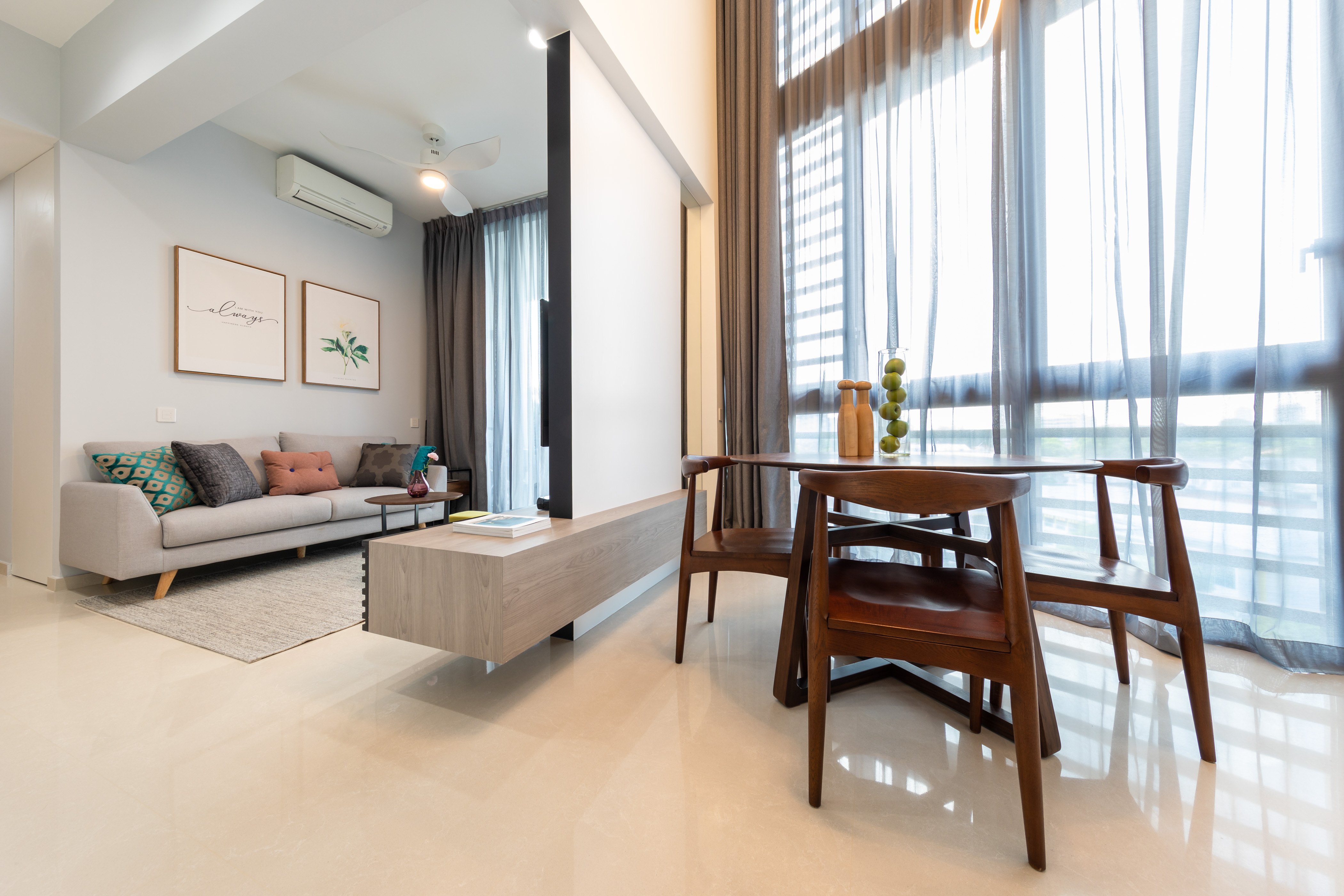 Modern Design - Living Room - Condominium - Design by Edgeline Planners Pte Ltd