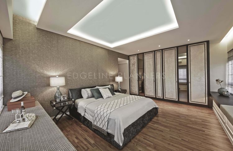 Industrial, Modern Design - Bedroom - Condominium - Design by Edgeline Planners Pte Ltd