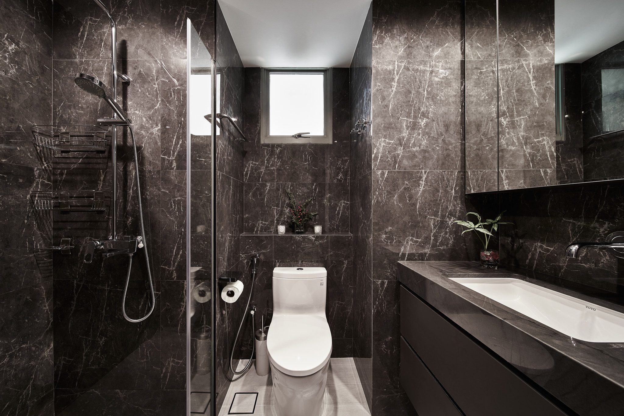 Modern, Victorian Design - Bathroom - Condominium - Design by Edgeline Planners Pte Ltd