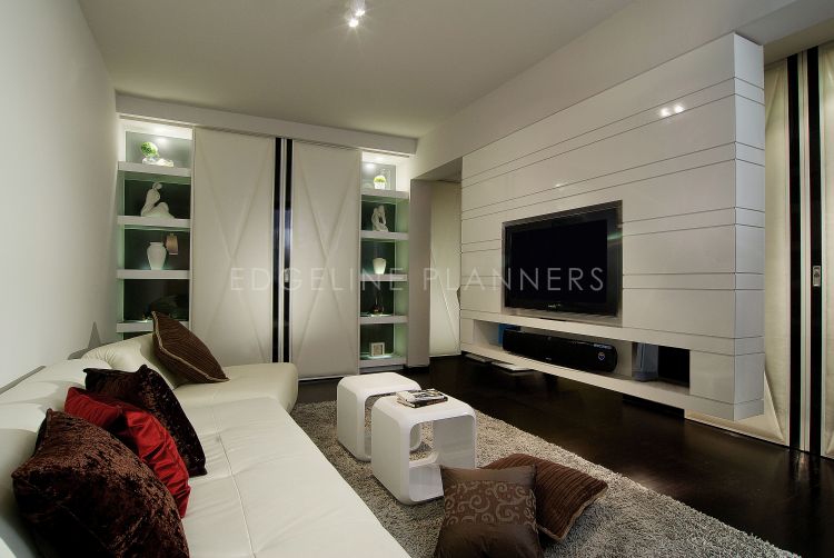 Contemporary, Modern Design - Living Room - HDB 3 Room - Design by Edgeline Planners Pte Ltd