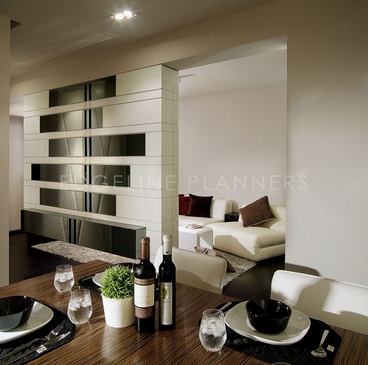 Contemporary, Modern Design - Living Room - HDB 3 Room - Design by Edgeline Planners Pte Ltd