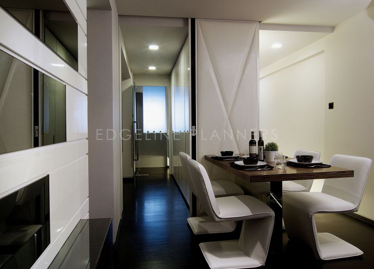 Contemporary, Modern Design - Dining Room - HDB 3 Room - Design by Edgeline Planners Pte Ltd