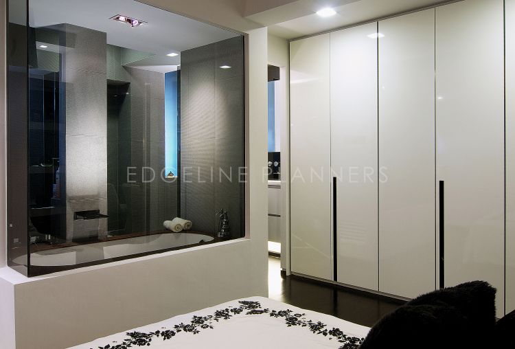 Contemporary, Modern Design - Bathroom - HDB 3 Room - Design by Edgeline Planners Pte Ltd