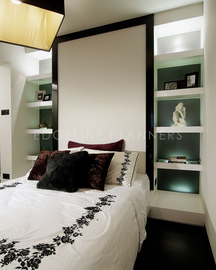 Contemporary, Modern Design - Bedroom - HDB 3 Room - Design by Edgeline Planners Pte Ltd