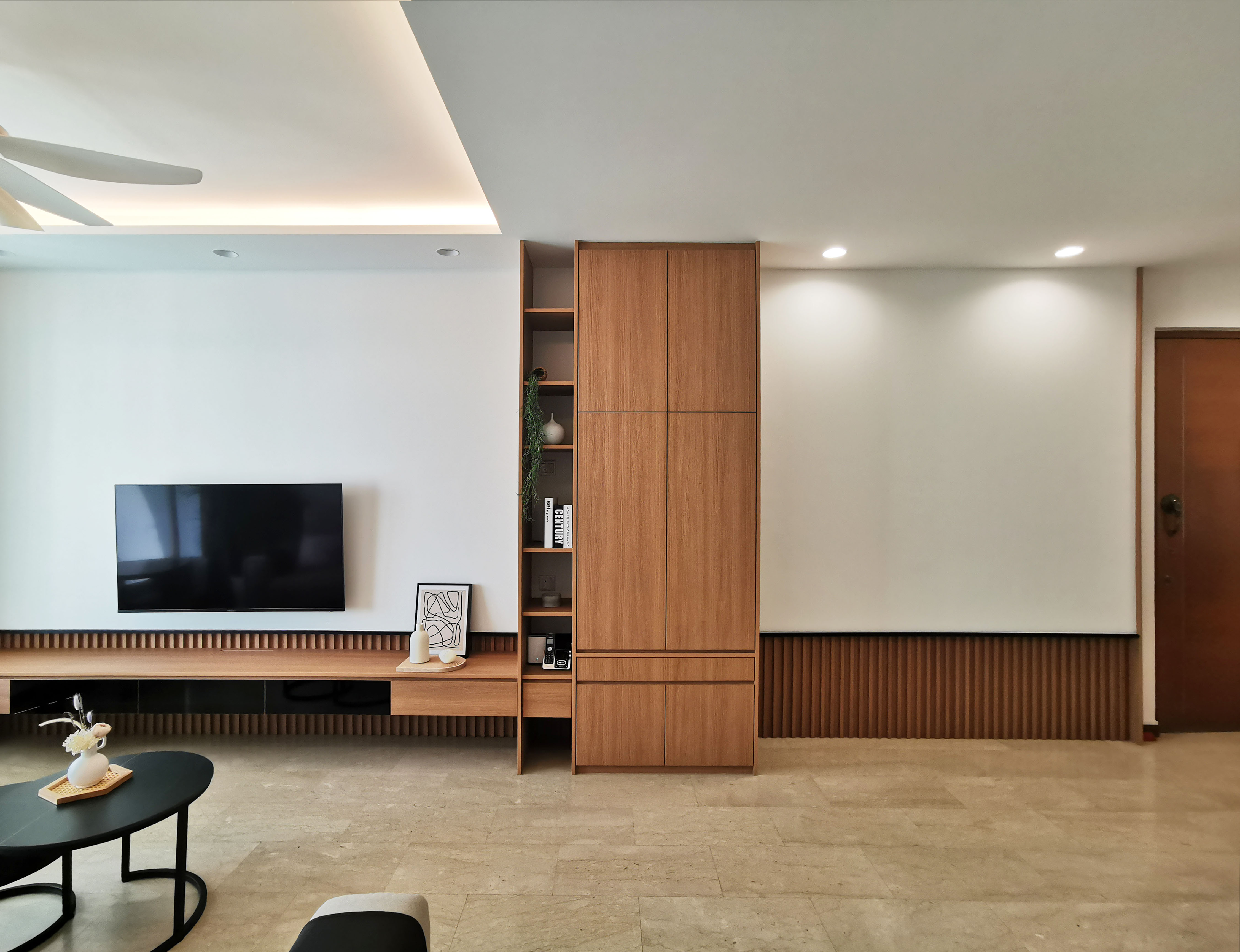 Minimalist, Scandinavian Design - Living Room - Condominium - Design by Edgeline Planners Pte Ltd