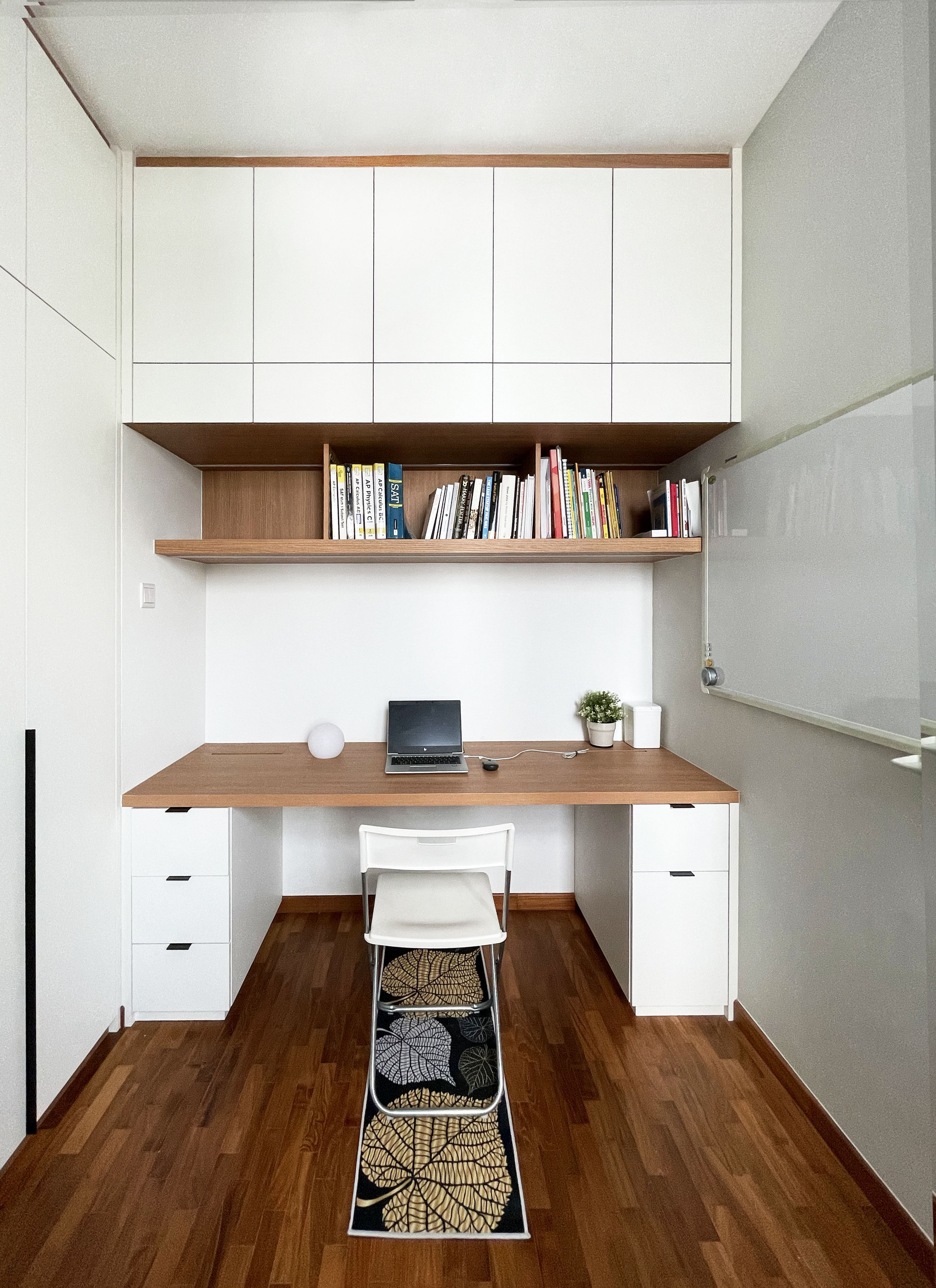 Minimalist, Scandinavian Design - Study Room - Condominium - Design by Edgeline Planners Pte Ltd