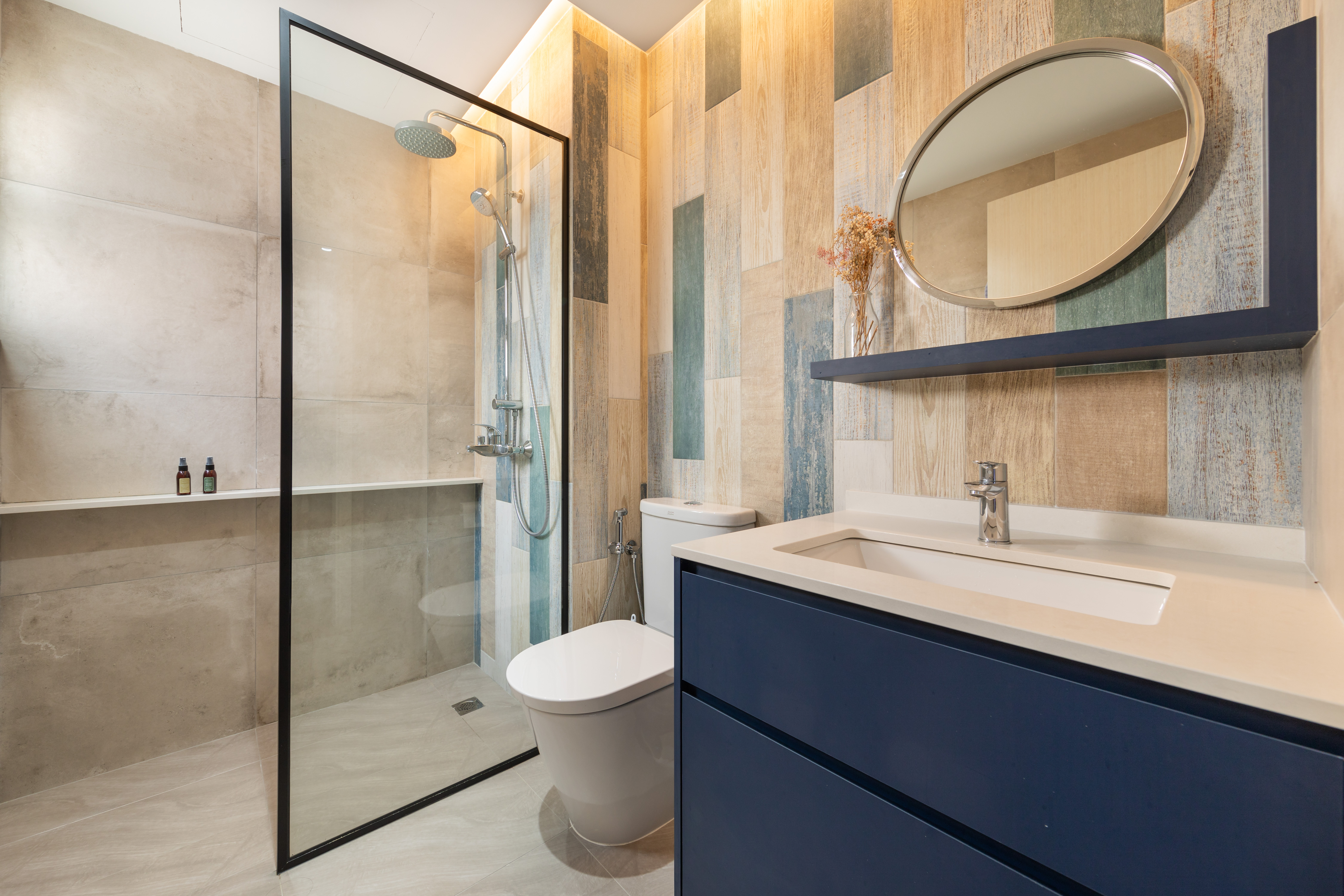 Contemporary Design - Bathroom - Condominium - Design by Edgeline Planners Pte Ltd