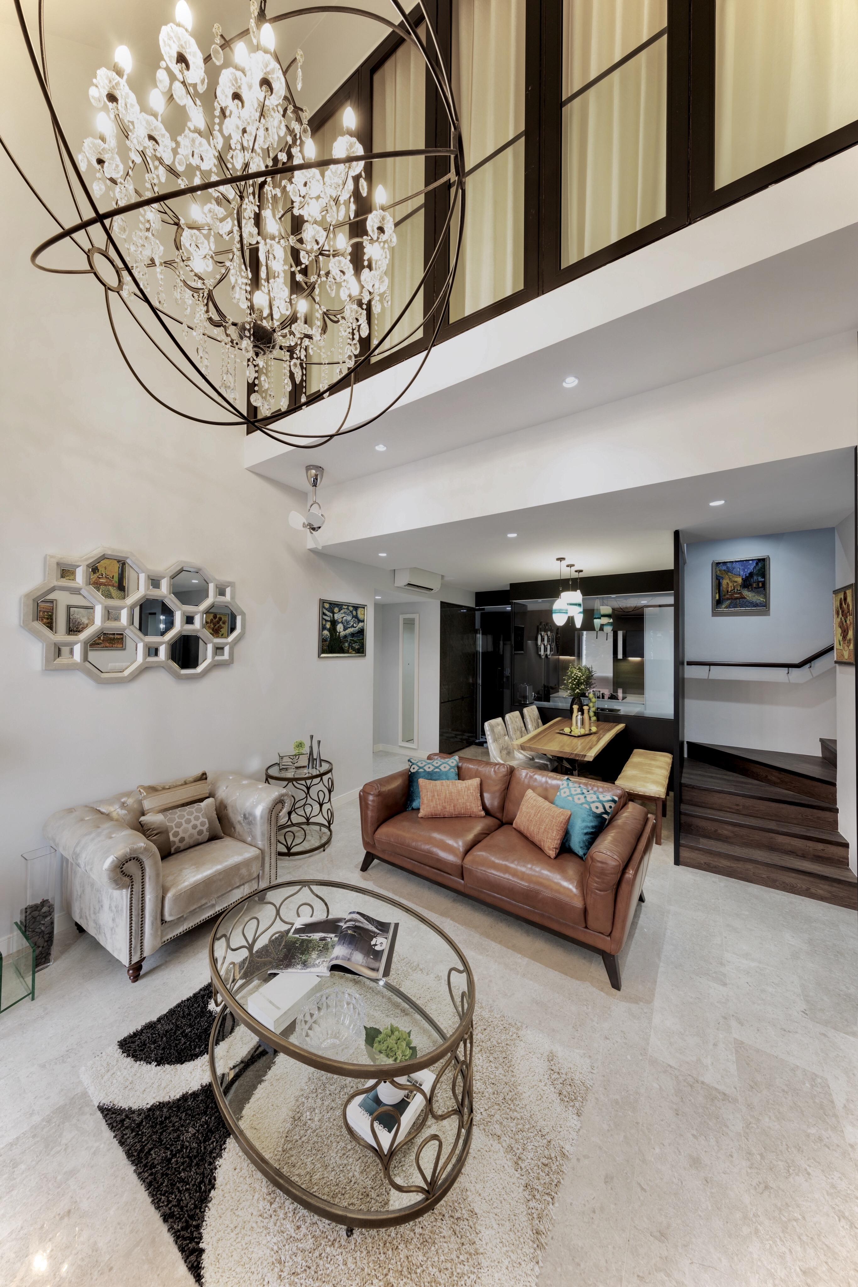 Contemporary Design - Living Room - Condominium - Design by Edgeline Planners Pte Ltd