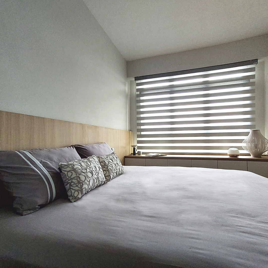 Contemporary Design - Bedroom - HDB Studio Apartment - Design by Edgeline Planners Pte Ltd