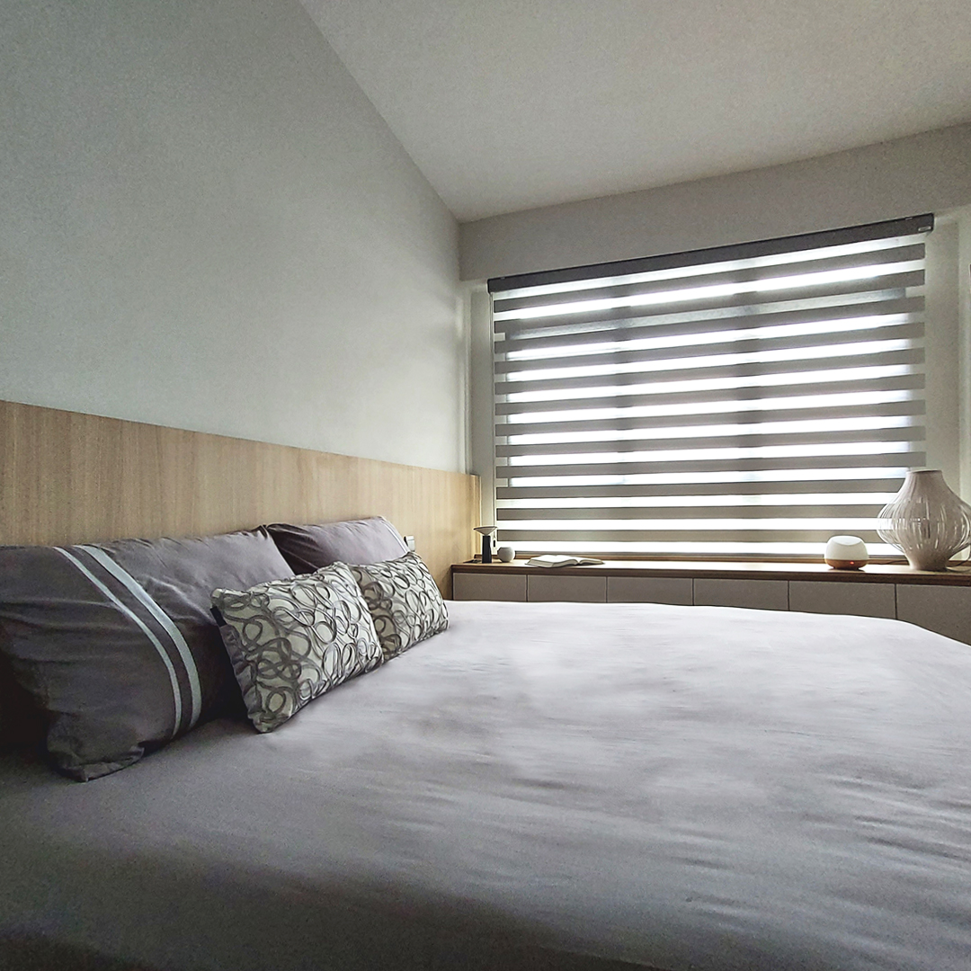 Contemporary Design - Bedroom - HDB Studio Apartment - Design by Edgeline Planners Pte Ltd