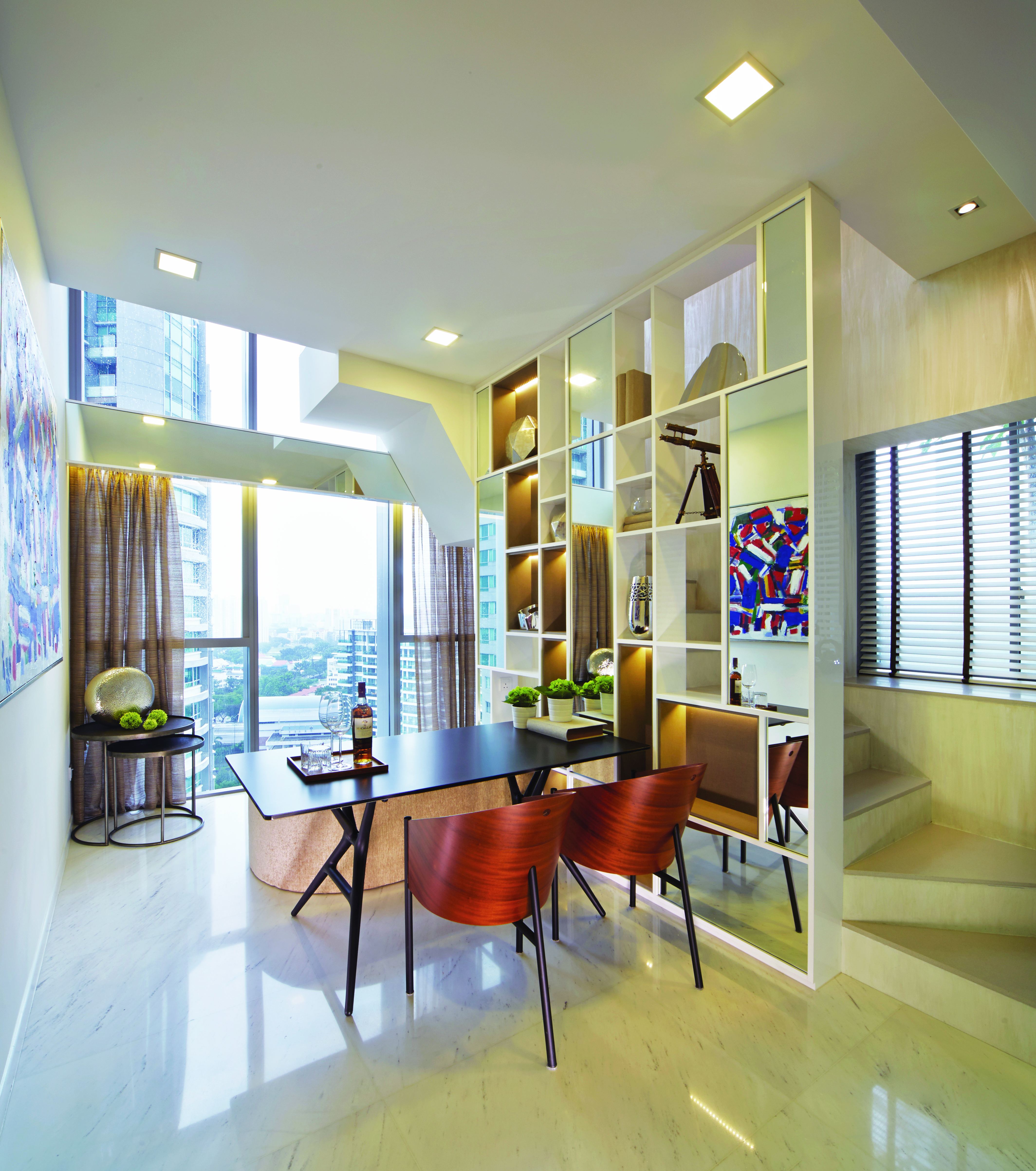 Contemporary, Modern, Scandinavian Design - Dining Room - Condominium - Design by Edgeline Planners Pte Ltd