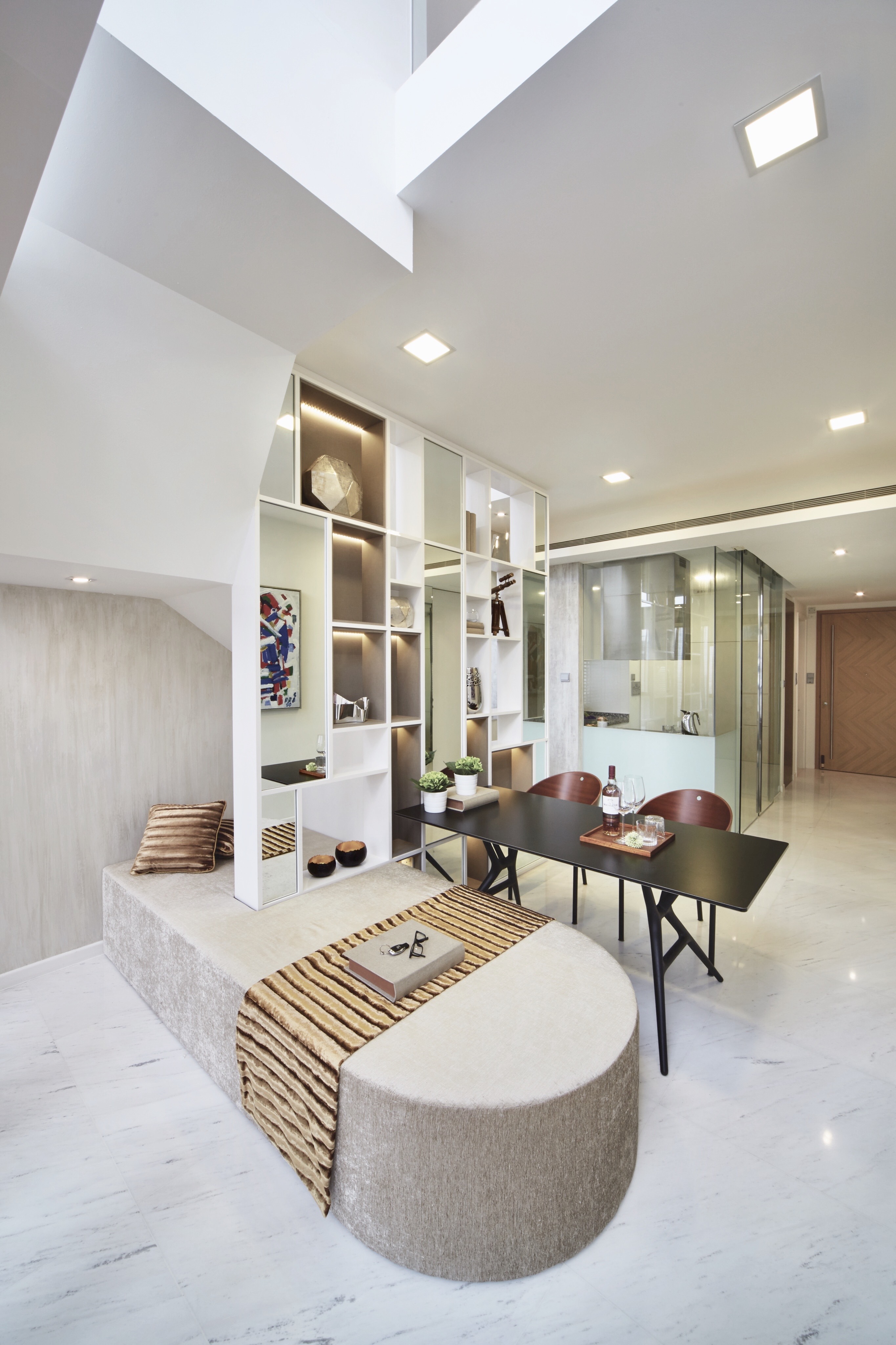 Contemporary, Modern, Scandinavian Design - Dining Room - Condominium - Design by Edgeline Planners Pte Ltd