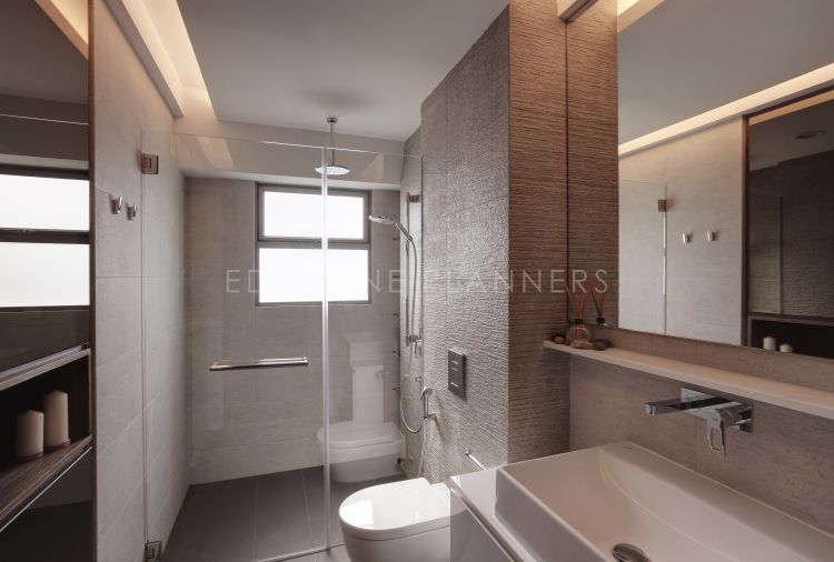 Contemporary, Modern Design - Bathroom - Condominium - Design by Edgeline Planners Pte Ltd