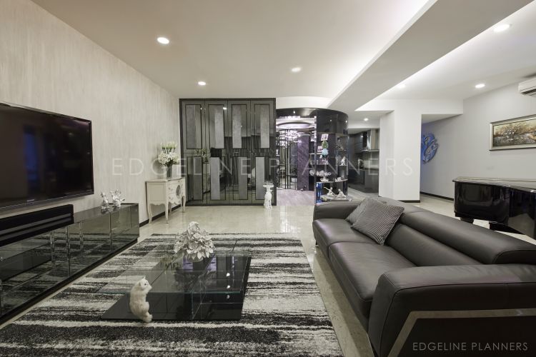 Contemporary Design - Living Room - Condominium - Design by Edgeline Planners Pte Ltd