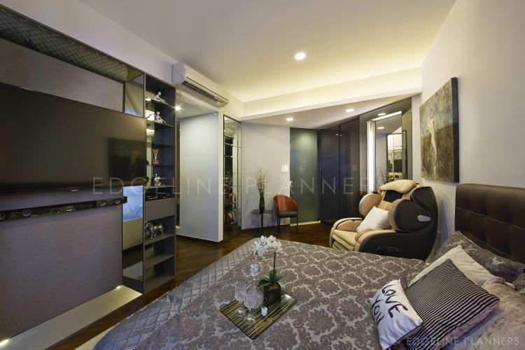 Contemporary Design - Bedroom - Condominium - Design by Edgeline Planners Pte Ltd