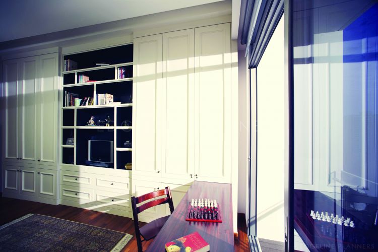 Classical, Victorian Design - Study Room - Condominium - Design by Edgeline Planners Pte Ltd