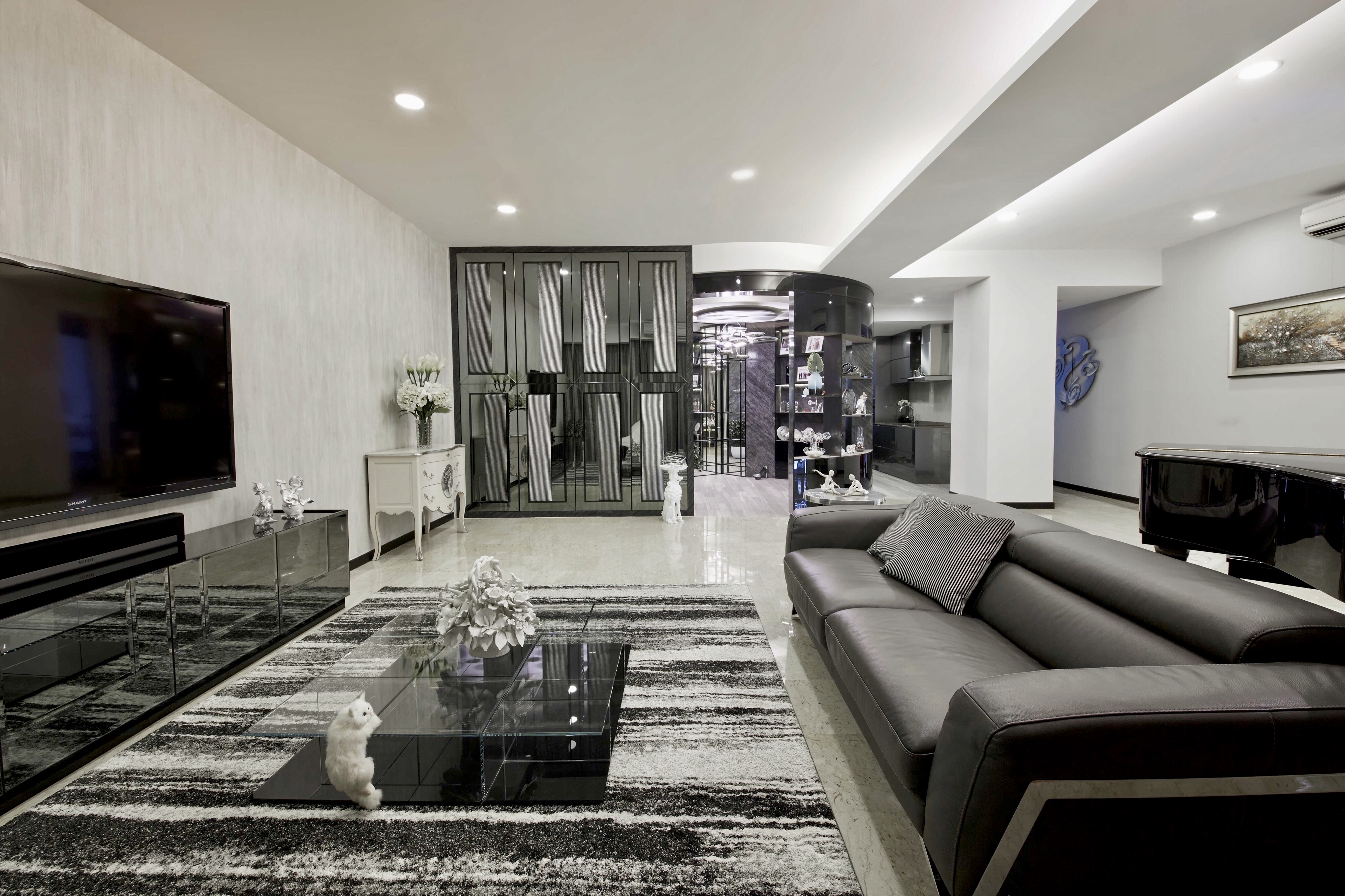 Modern Design - Living Room - Condominium - Design by Edgeline Planners Pte Ltd