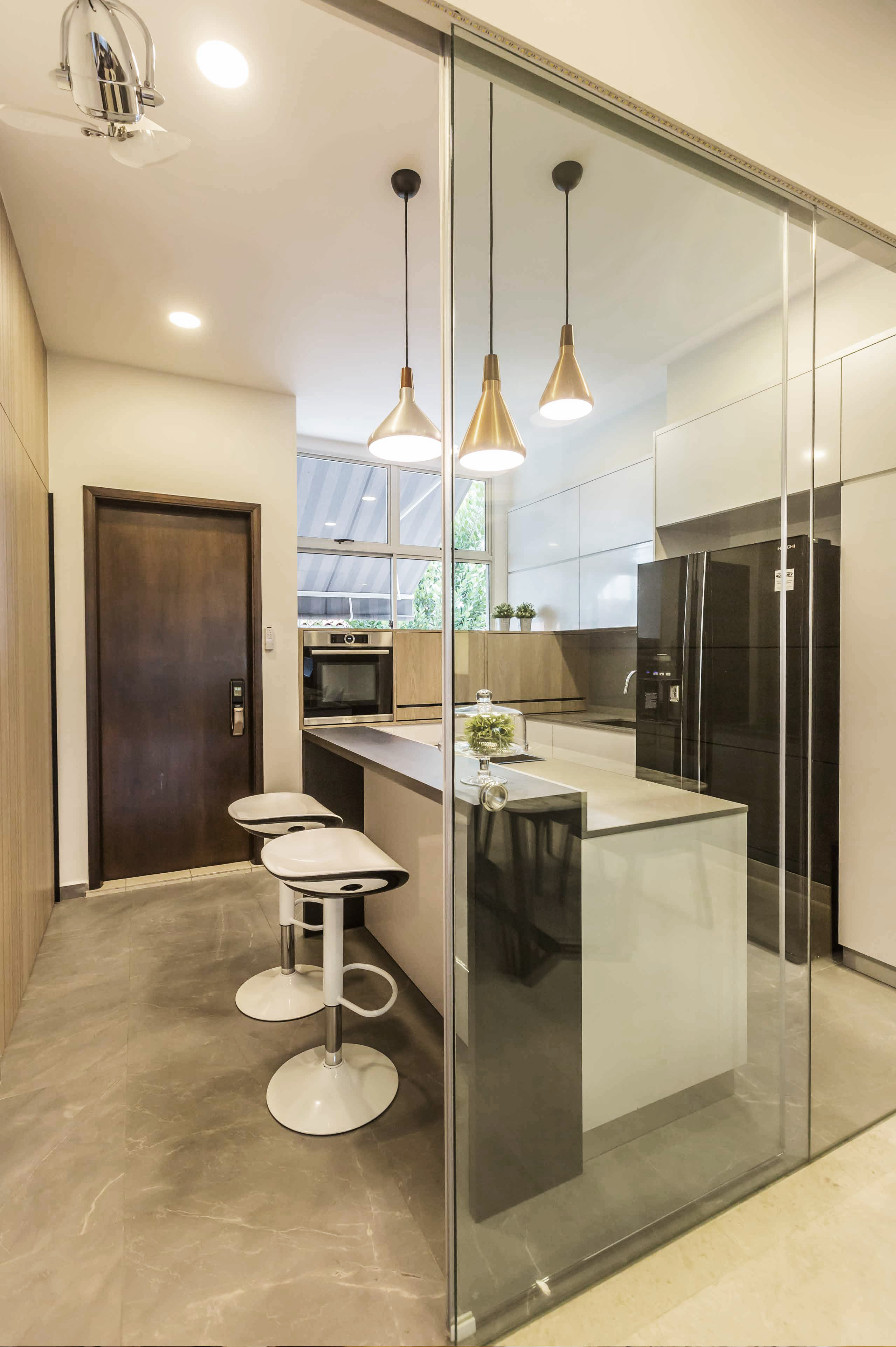 Contemporary Design - Kitchen - Landed House - Design by Edgeline Planners Pte Ltd