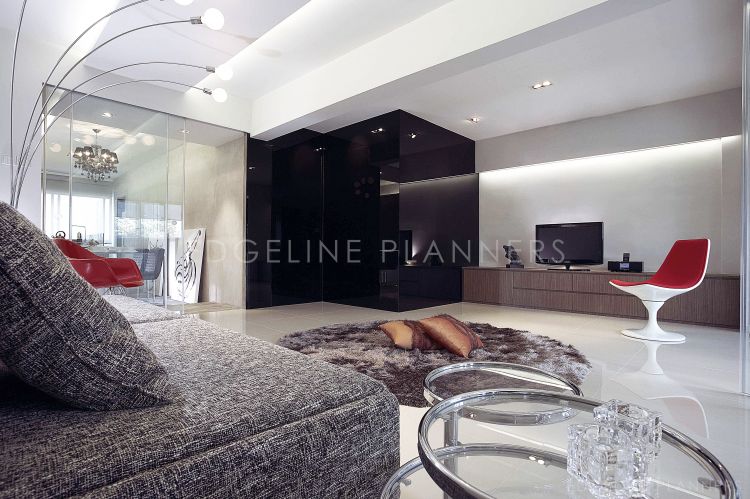 Contemporary, Minimalist Design - Living Room - HDB 3 Room - Design by Edgeline Planners Pte Ltd