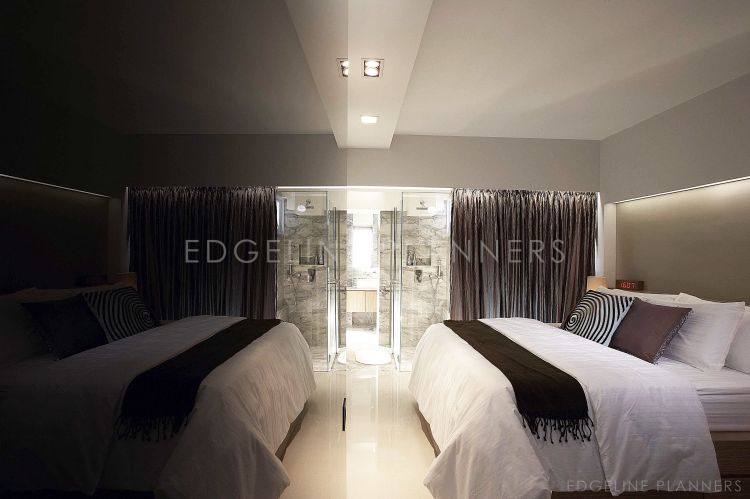 Contemporary, Minimalist Design - Bedroom - HDB 3 Room - Design by Edgeline Planners Pte Ltd
