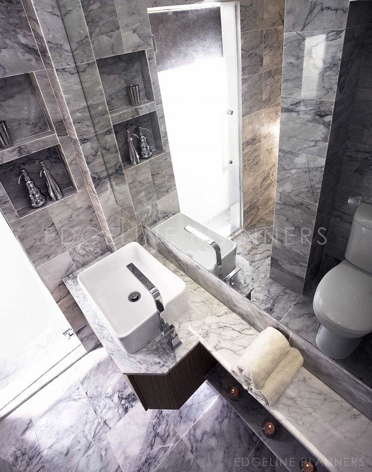 Contemporary, Minimalist Design - Bathroom - HDB 3 Room - Design by Edgeline Planners Pte Ltd