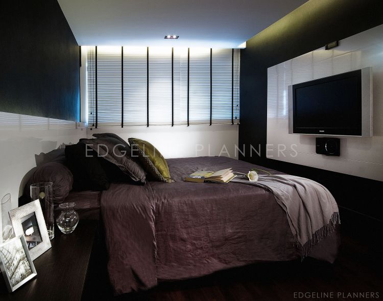 Minimalist, Modern Design - Bedroom - HDB 5 Room - Design by Edgeline Planners Pte Ltd