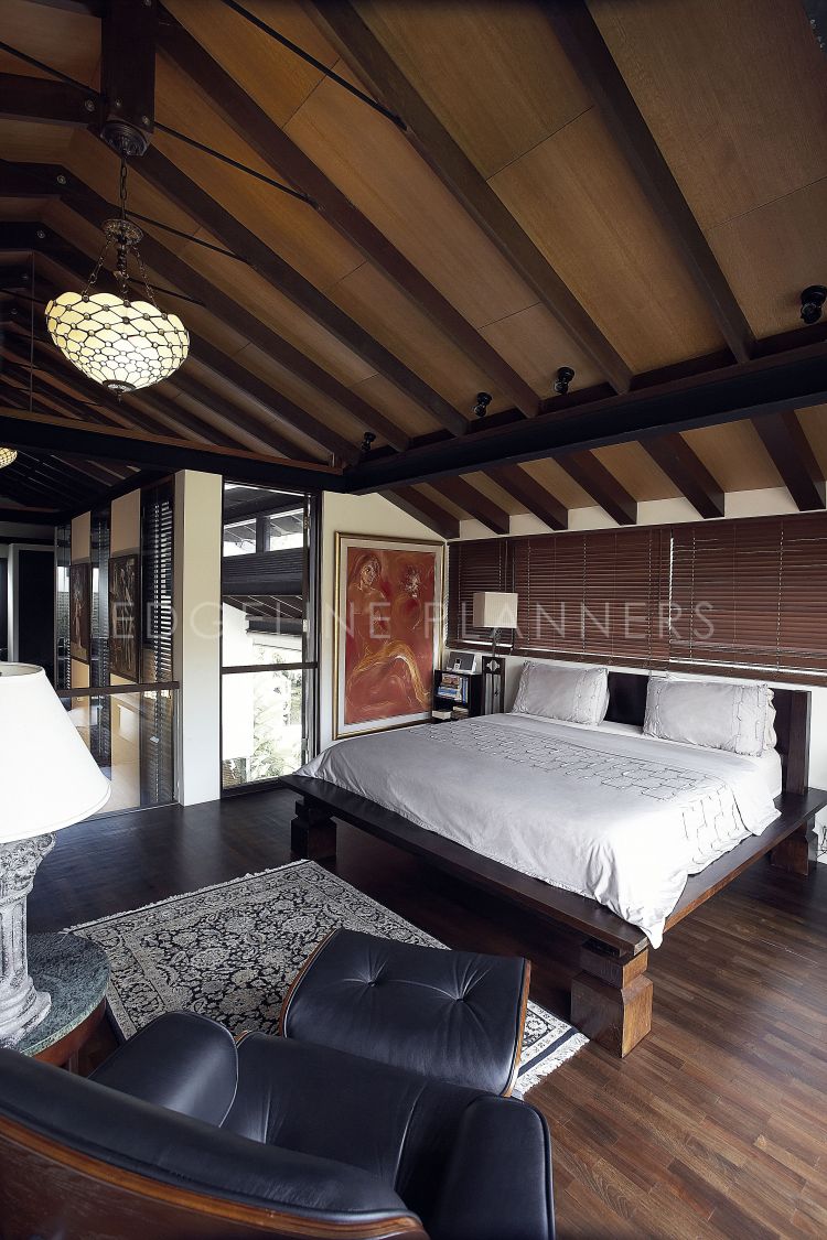 Country, Rustic, Tropical Design - Bedroom - Landed House - Design by Edgeline Planners Pte Ltd