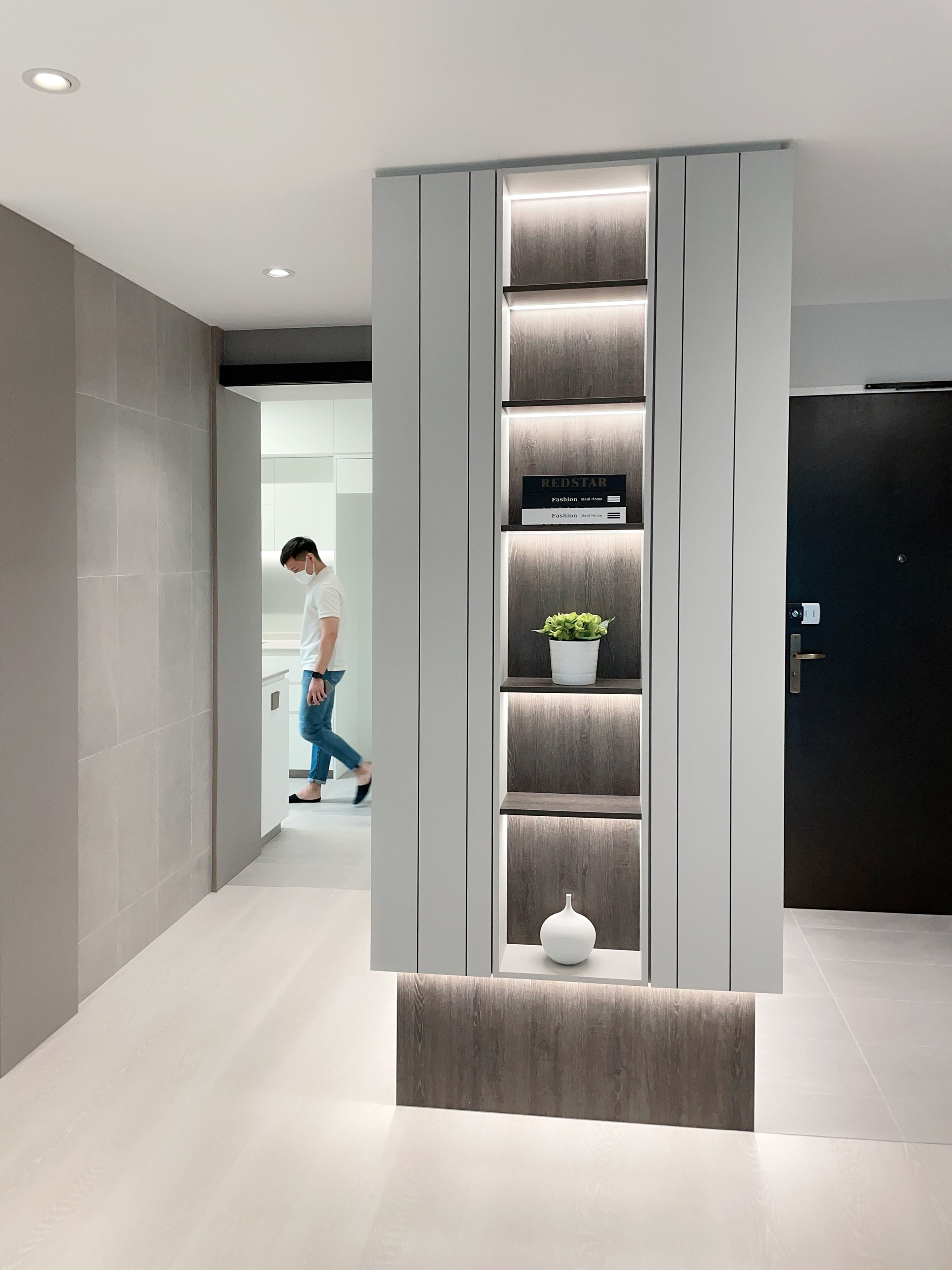 Modern Design - Living Room - HDB 4 Room - Design by Edgeline Planners Pte Ltd