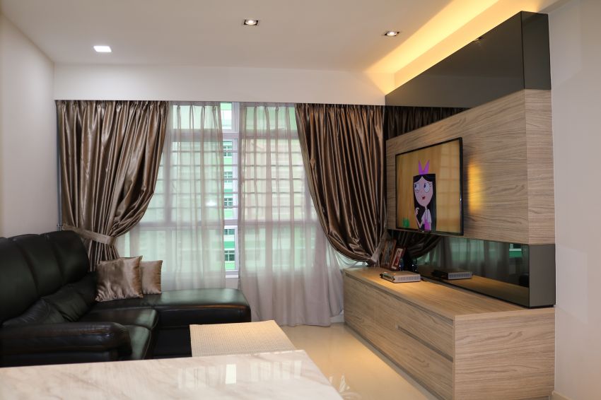 Contemporary Design - Living Room - HDB 3 Room - Design by E+e Design & Build