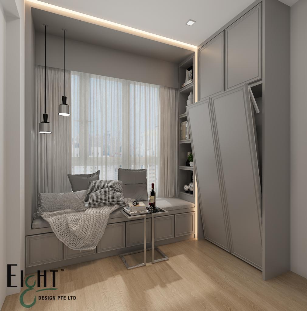 Contemporary, Victorian Design - Bedroom - Condominium - Design by Eight Design Pte Ltd