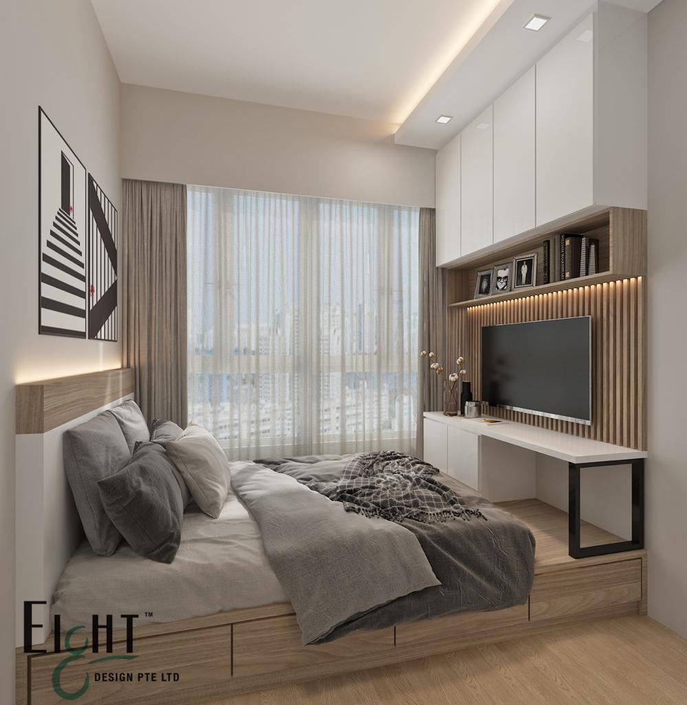 Contemporary, Victorian Design - Bedroom - Condominium - Design by Eight Design Pte Ltd