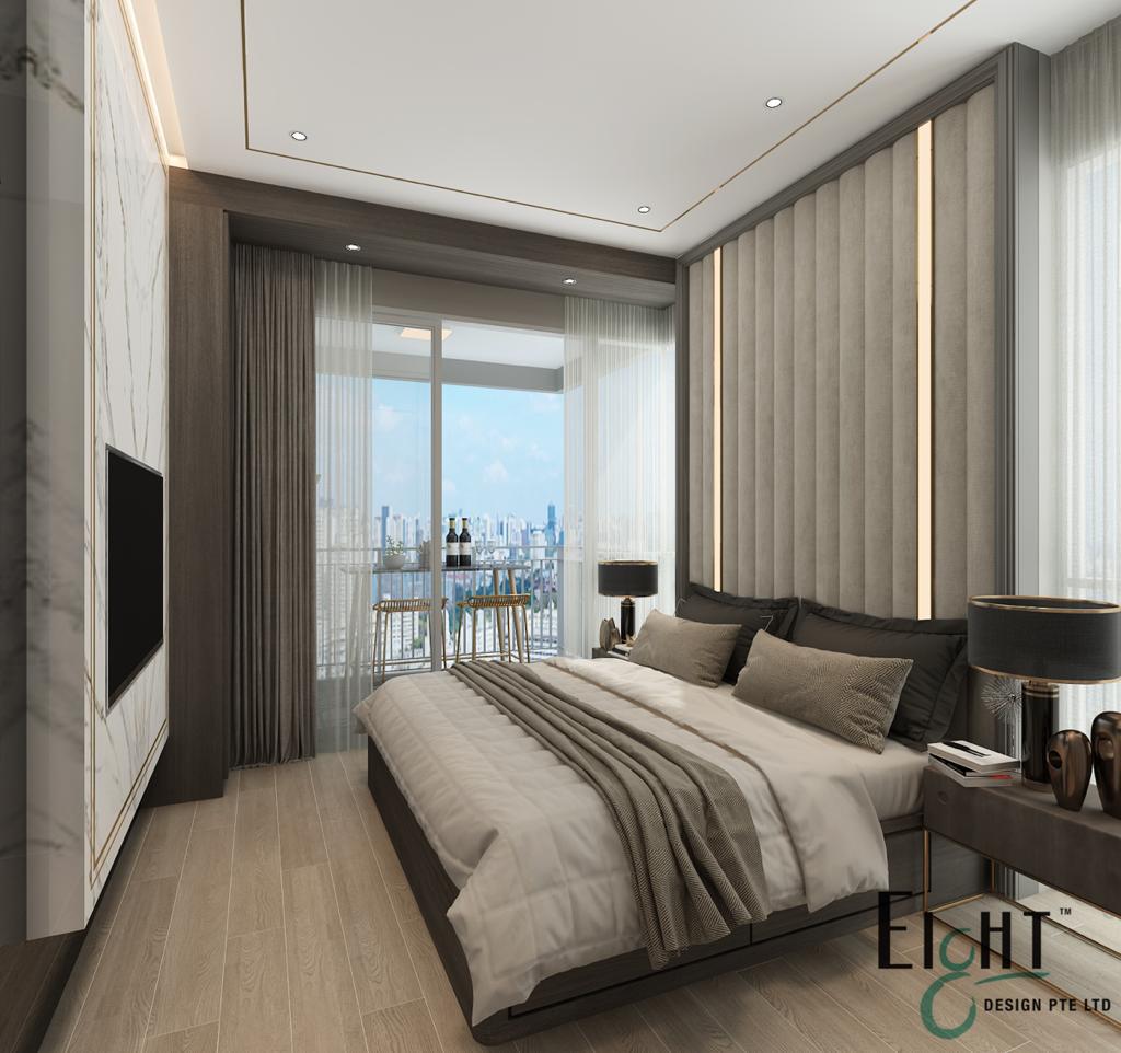 Contemporary, Victorian Design - Bedroom - Condominium - Design by Eight Design Pte Ltd