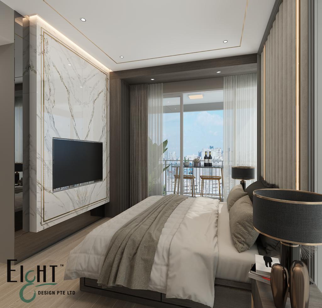 Contemporary, Victorian Design - Bedroom - Condominium - Design by Eight Design Pte Ltd